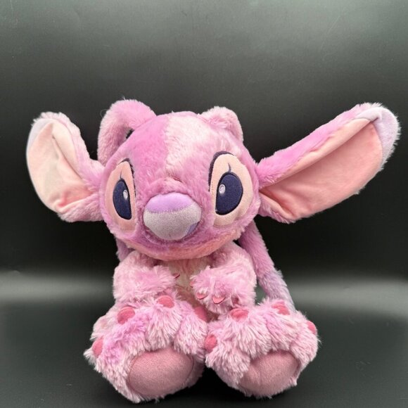 Disney Other - Disney Parks Angel Plush Stuffed Animal Toy Lilo Stitch Soft Pink 13"